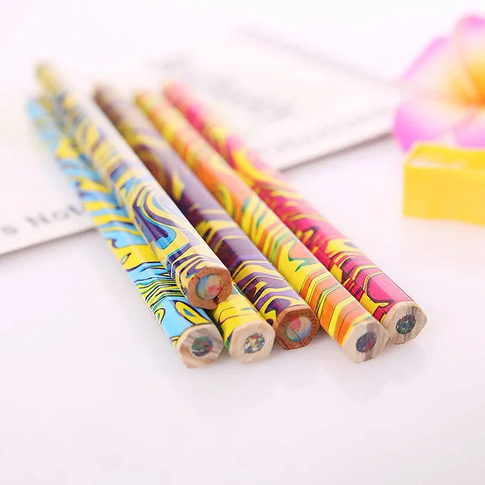Rainbow Fun Pencil Set of 4