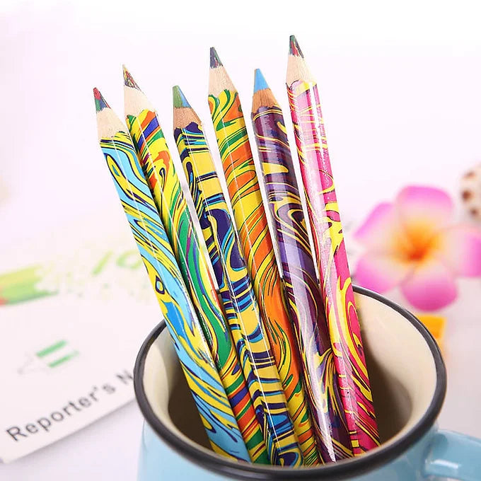 Rainbow Fun Pencil Set of 4