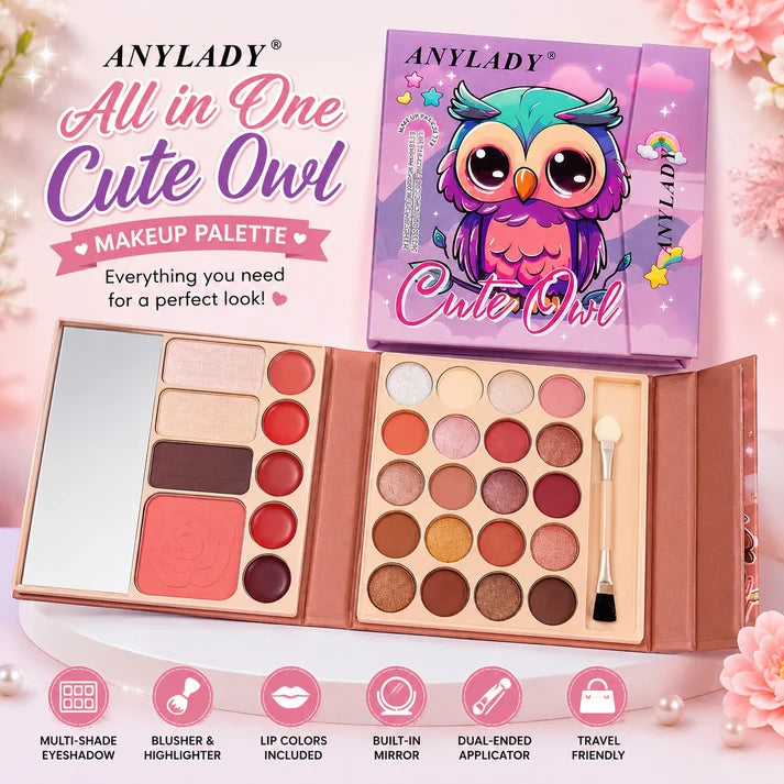 Owl Anylady Makeup Palette