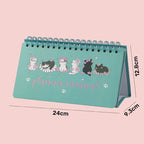 Cute Kitty Spiral Diary