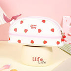 Pinteresty Bow Double Layer Stationery Pouch ( 1pc )