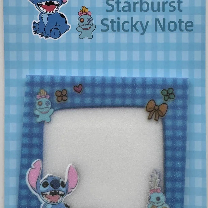 Glitter Transparent Sticky Note of Stitch
