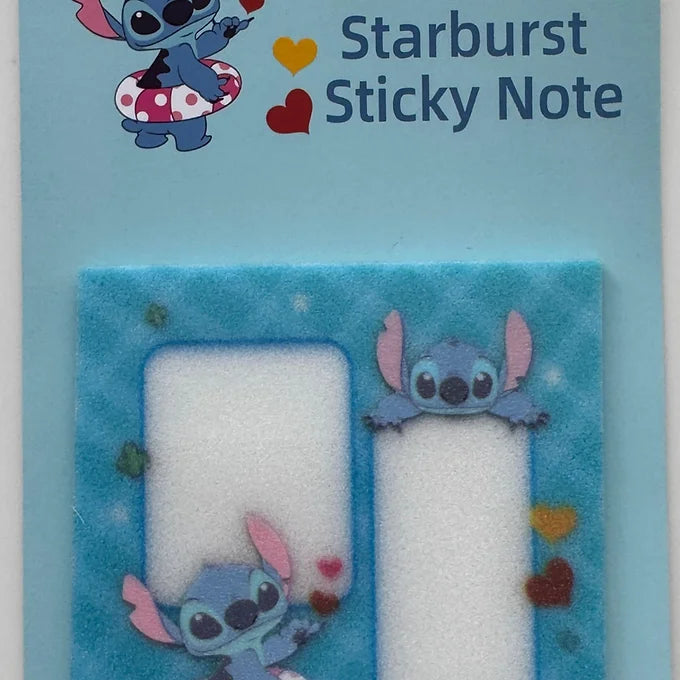 Glitter Transparent Sticky Note of Stitch