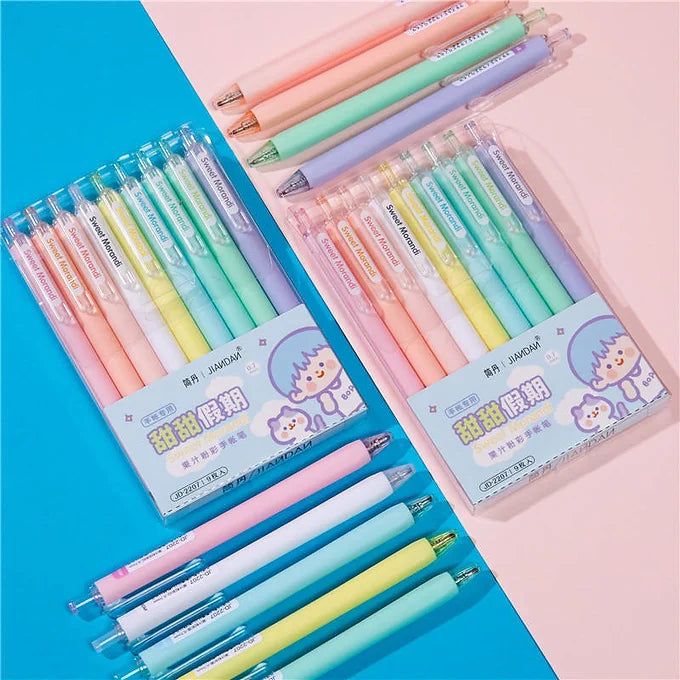 Sweet Morandi Pen Set Of 10