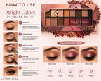 Keely Beauty Bright Colors Eyeshadow Palette