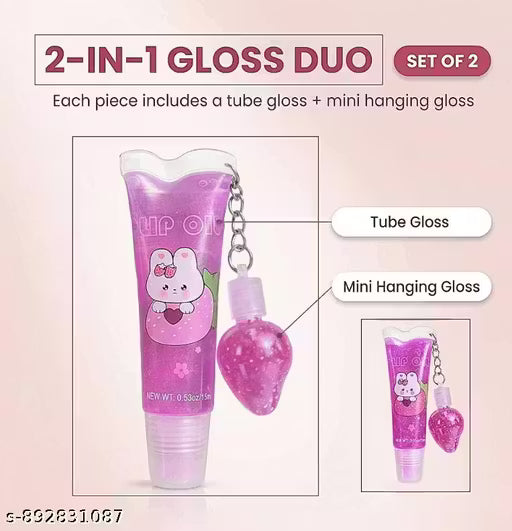 Lip Gloss With Lip Gloss Charm